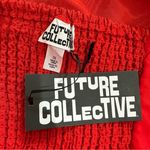 Future Collective Red Pink Bow‎ Mini Dress 1X Sleeveless Holiday Party Photo 8