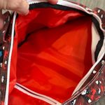 KAVU  Red gray Black raccoon leaves Patterned Sling Backpack crossbody bag fall Photo 3