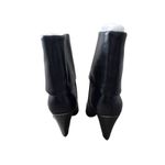 DKNY Cerise Pointed Toe Dress Booties Size 9 Black Leather Block Heel Photo 5