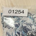 Tahari  S 100% Linen Shirt Blouse Top Floral Button Back Beach Vacation Cruise Photo 9