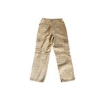 Free People We the Free Green Cargo Straight Leg Pants Photo 5