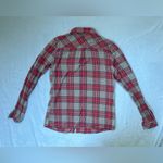 Charlotte Russe  Plaid Long Sleeve Collared Button Down Shirt Pink/Cream - Small Photo 11
