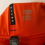 Savage X Fenty Sport Orange Biker Shorts Workout Women's size 12 / 14 Large Photo 1