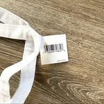 Nordstrom white canvas bag with “kiss” Photo 5