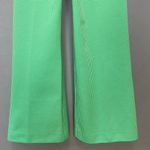 Vintage 70s Slacks Women Wide Leg Pants Plaid Green White Retro Pykettes Mod Size M Photo 6