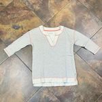 Liz Claiborne  Weekend Stripe V-neck Sweatshirt Small Photo 3