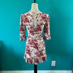 Reformation Doutzen Mini Dress Ruffled Floral Toile De Jouy Bell Sleeve Party 4 Photo 2