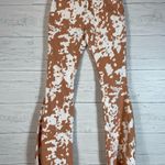 Sunland 17 high rise cowhide flare with frayed hem jeans size Small Photo 1