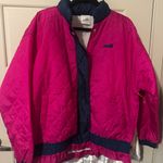 Avia Vintage  Fuchsia and Navy Quilted Puffer Jacket Photo 0