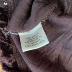 Crushed Velvet Cool Brown Witchy Cap Sleeve V Photo 10