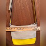 Kate Spade  yellow and gray pebble leather purse‎ OS Photo 5