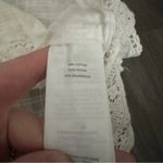 J.Crew Point Sur White Long Sleeve Peasant Top in Windowpane Cotton Voile Sz S Photo 5