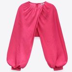 ZARA  Long Sleeve Cropped Blouse Photo 2