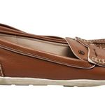 Tommy Hilfiger  Slip On Leather Loafers Shoes Brown Camel Round Toe Size 9M Photo 6