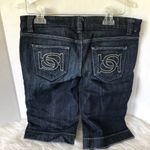 Bebe  Denim Bermuda Jean Shorts 27 Vintage 2000s 90s Photo 2