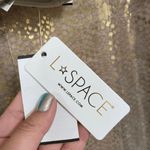 l*space L* Color-Block Black Ivory Gold Pamela Bikini Top Medium NWT TOP ONLY Photo 4