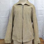 Calvin Klein Ladies' Perforated pattern Leather Suede Jacket Large Photo 0