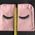 Eyelashes Makeup Bag, Travel Pouch, Pink, Black Pink Photo 3