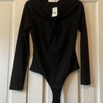 ASTR NWT  the Label Black Cutout Bodysuit Size Large Photo 2