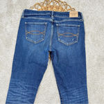 Abercrombie & Fitch The A&F Skinny Jeans Mid-Rise Distressed Raw Hem Size 28x35 Photo 5