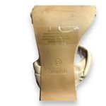 Open Edit  Sandals Womens Size 6.5 CreamBraided Double Strap Slip On‎ Heels Photo 7