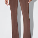 KHY by Kylie Jenner Sleek Soft Stretch Low Rise Chocolate Brown Pant Size 2X Black Photo 0
