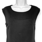 Chico's  | NWT | 0 / Small | SO SLIMMING Black Sleeveless Ponte Knit Jackie Dress Photo 5