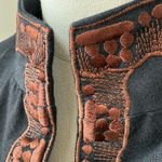 Coldwater Creek NWT Black Brown Embroidered Jacket $100 16 Photo 3