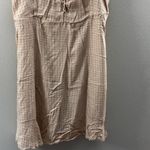 American Eagle  Women Beige Plaid Mini dress size L‎ Photo 2
