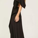 3.1 Phillip Lim Black Satin Cutout Keyhole Gala Formal Maxi Dress Size 2 Photo 2