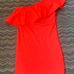 A New Day Coral Ruffle Dress Photo 0