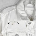 BLANK NYC Taylor Swift 1989 Embroidered Jean Jacket White Denim Size Small 1348 Photo 3