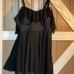 BloomChic Black Cold Shoulder Sheer Swim Dress. Size 14/16 NWT. Photo 1
