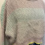 Free People Mock Neck Chunky Knit Sweater Photo 3