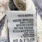 American Rag Cie Women’s Gray Lace Up Back Sweater Size S Acrylic Long Sleeve Photo 7