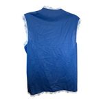 Vanity Fair Vintage Navy Nylon Lace Trim Sleeveless Nightgown Top (PTP 20”) Photo 1