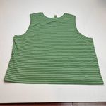 Marine layer  Womens Size‎ XL Green White Lydia Textured Stripe Tank *FLAWED NEW Photo 9