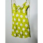 For Love & Lemons  Green White Polka Dot Adira Mini Shift Dress Size Small Photo 6