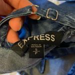EXPRESS Cotton  Denim Crop Top Photo 2