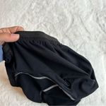 Strut this  Black White Stitch Cropped Workout Top Size Large Photo 2