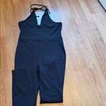 Open Edit Chic Black Sleeveless Jumpsuit Photo 3