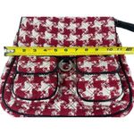 Vera Bradley Red Tweed Houndstooth Limited Edition Crossbody Shoulder Purse Photo 7