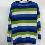 Esprit Vintage  Womens xs Sweater Crewneck Long Sleeve 80s Striped open knit Photo 5