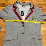 Beetlejuice Women’s Medium Astrid Gray Northanger Preparatory School Blazer New Photo 4