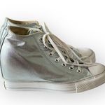 Converse Rare: Sophia Vergara’s ✪ Chucks Lux Mid Wedge Sneakers ✪ Metal Glacier Photo 2