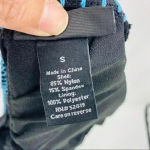 Apt. 9  Black Halter‎ Embroidered Bathing Suit Size S Photo 4