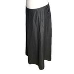 White House | Black Market  Aline Drama Ankle Skirt Dark Gray Size 10 Photo 2