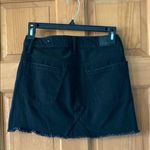 American Eagle  Size 00 Women's Teen Girl Black Denim Skirt New with tag NWT Photo 3
