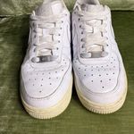 Nike  Air Force 1 Low White Leather Sneakers Womens Size 8 Photo 2