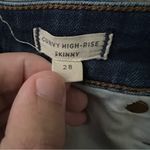 Madewell Curvy High Rise Skinny Jean 28 Women’s Danny Wash Blue J7677. Photo 5